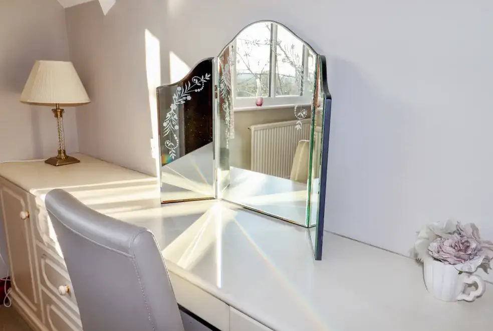 Desk area at Lake View House