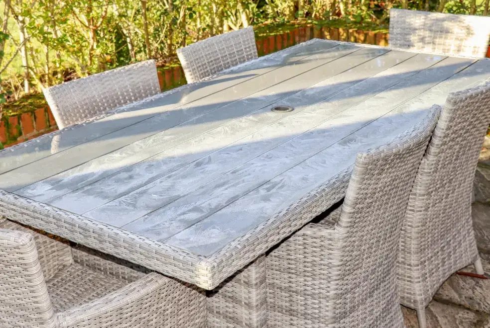 Garden furniture at Lake View House