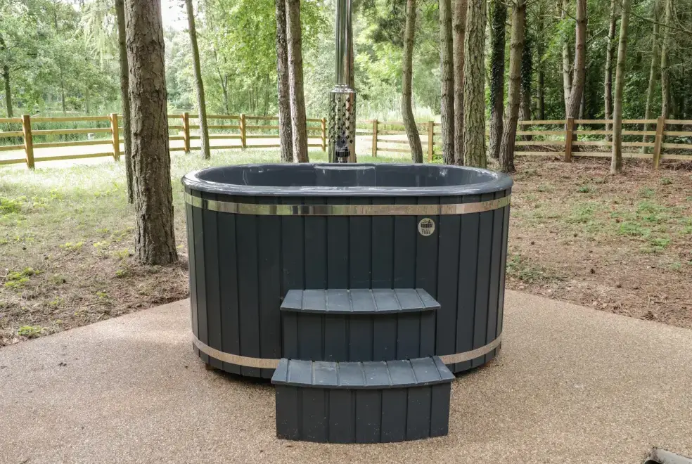 Private Hot Tub at Lake View Lodge