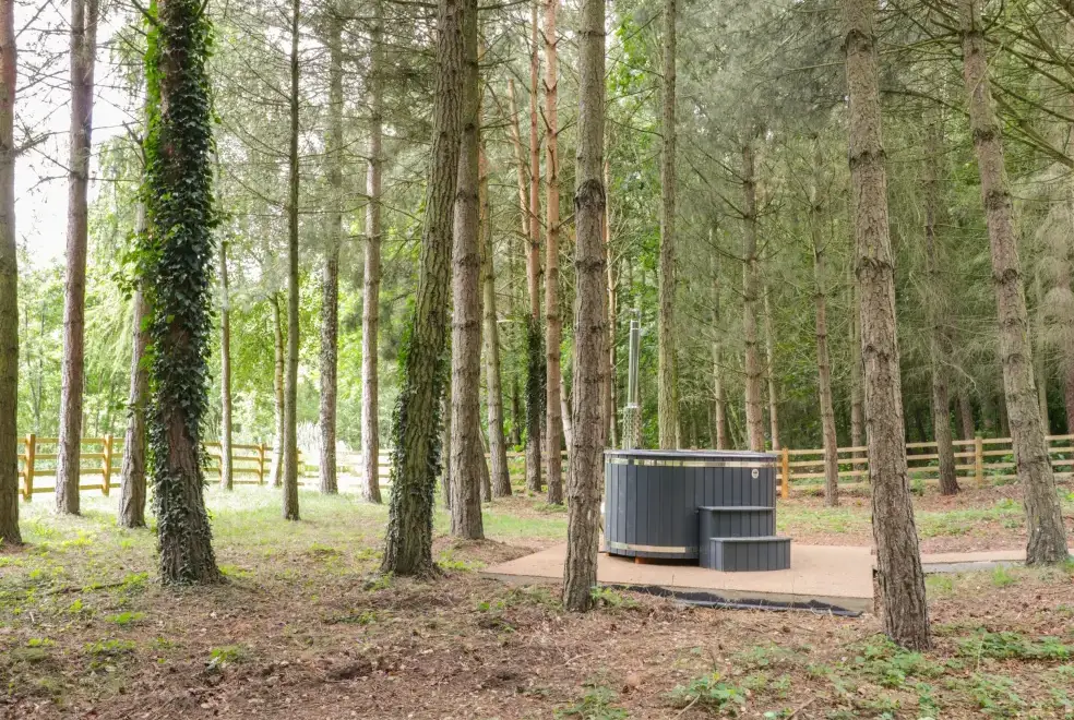 Private Hot Tub at Lake View Lodge