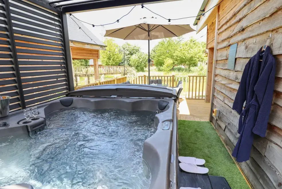 Private Hot Tub at Lake View Lodge