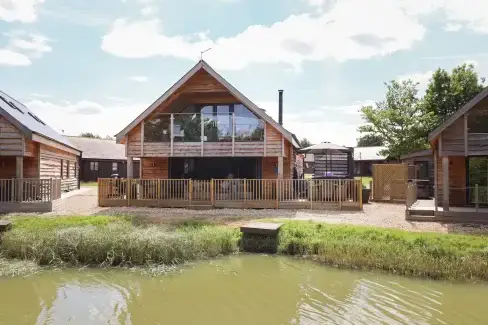 Lake View Lodge, Lincolnshire, from the outside