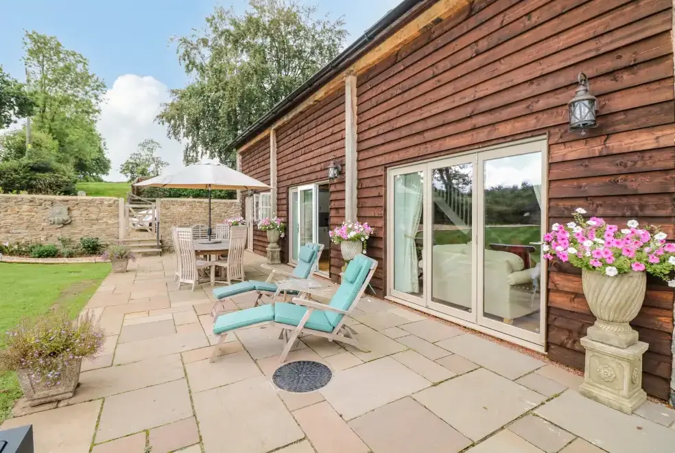 Patio area at Lake View