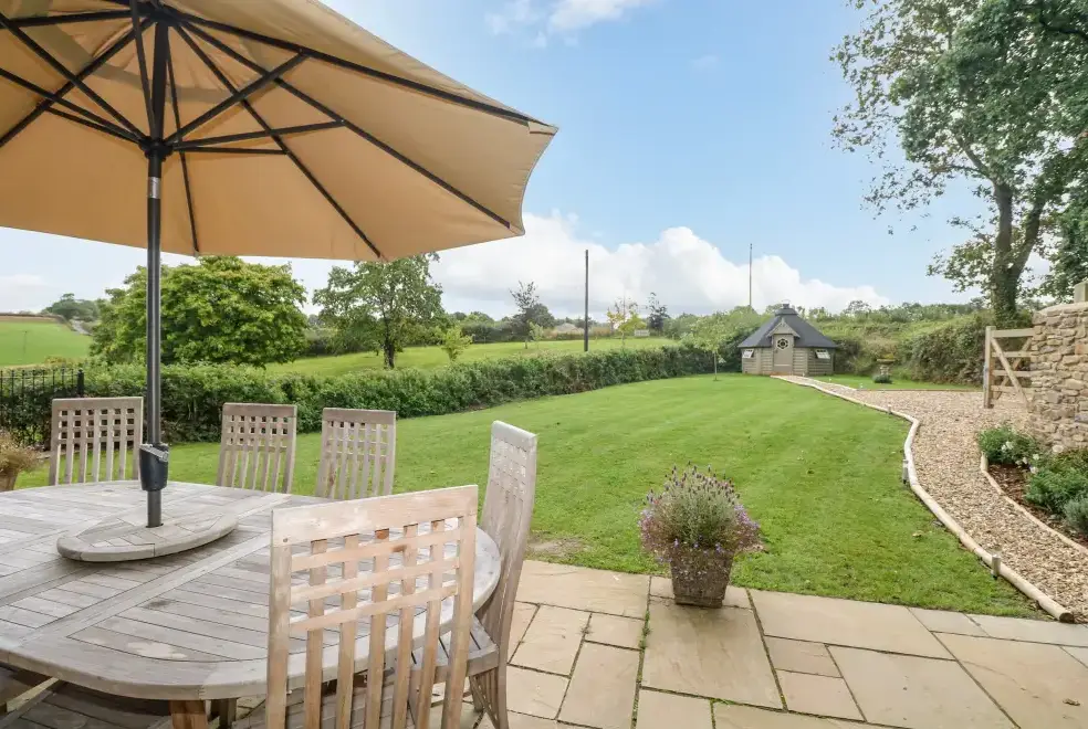 Patio area at Lake View