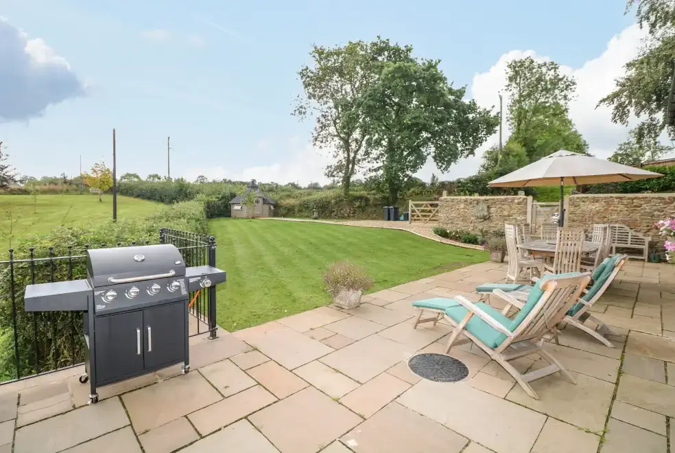 Patio area at Lake View