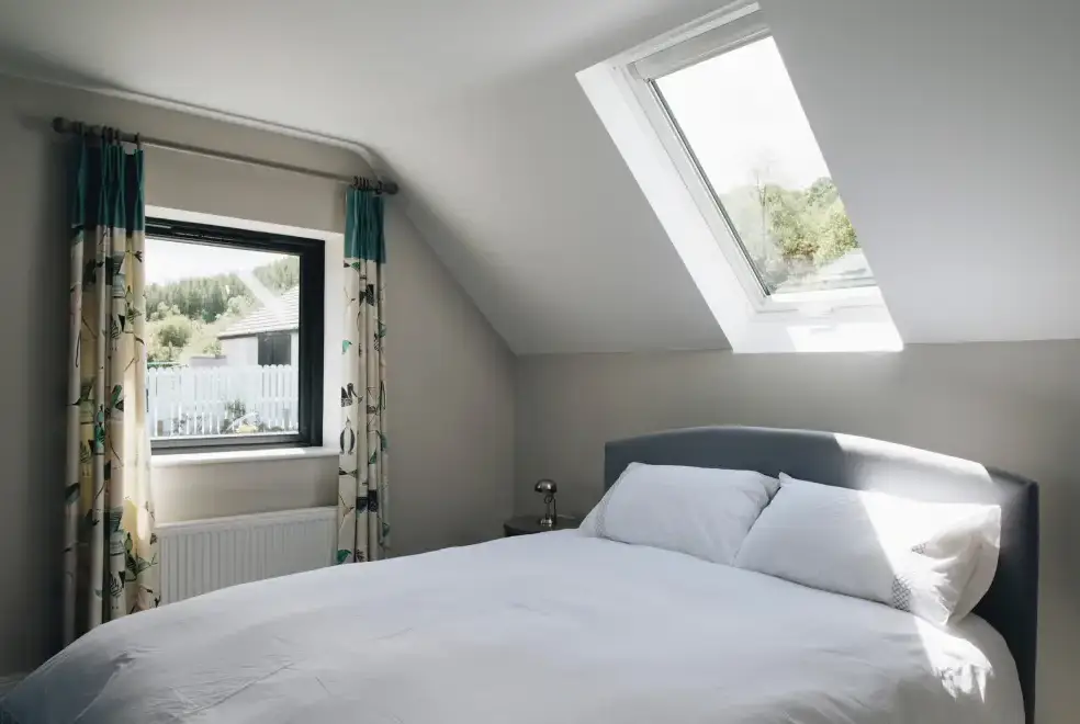 Bedroom at Lamb Cottage