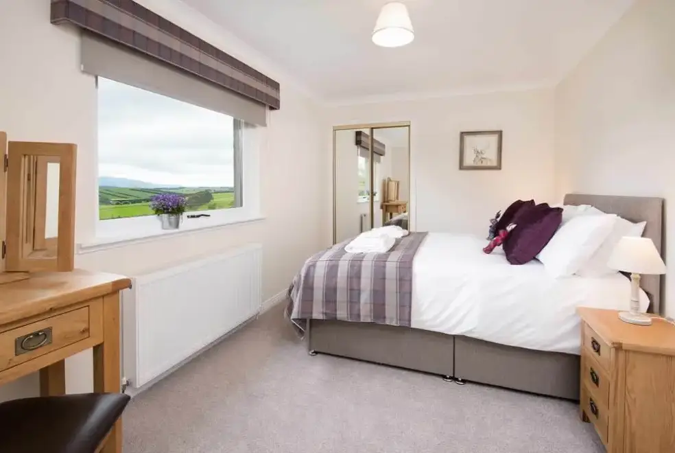 Bedroom at Lammerlaw Self Catering