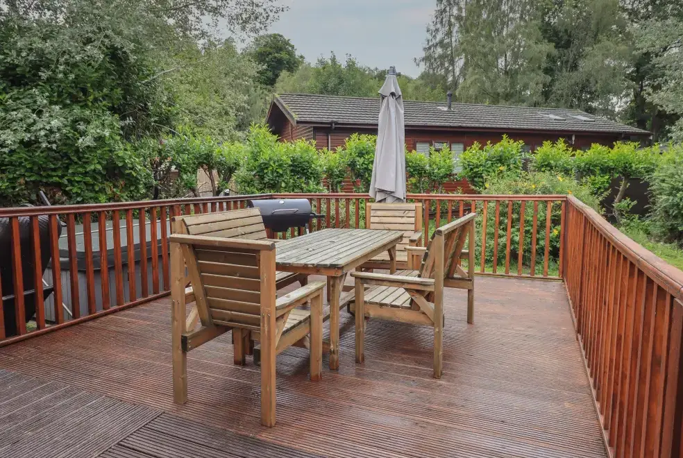 Decked area at Langdale Lodge 15