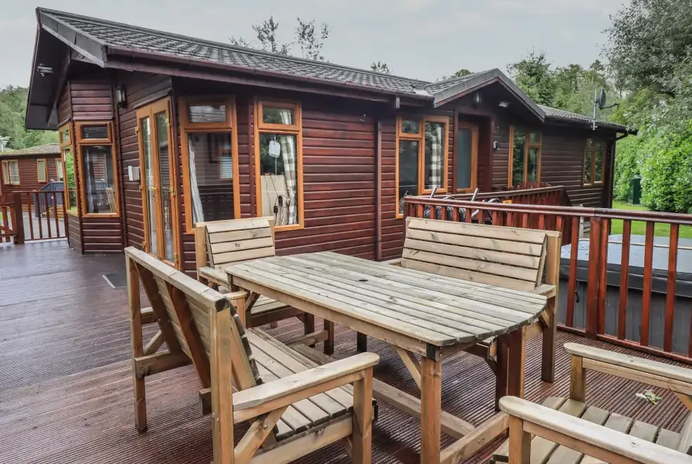 Decked area at Langdale Lodge 15