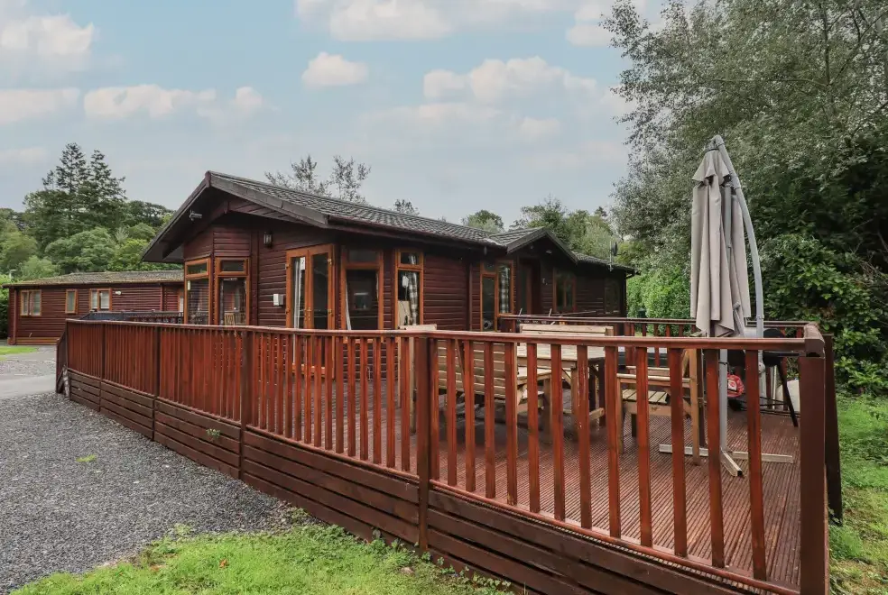 Decked area at Langdale Lodge 15