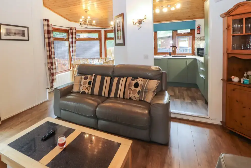 Open plan living area at Langdale Lodge 15