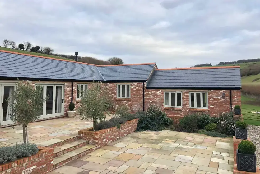 Langford Valley Barn, from the outside