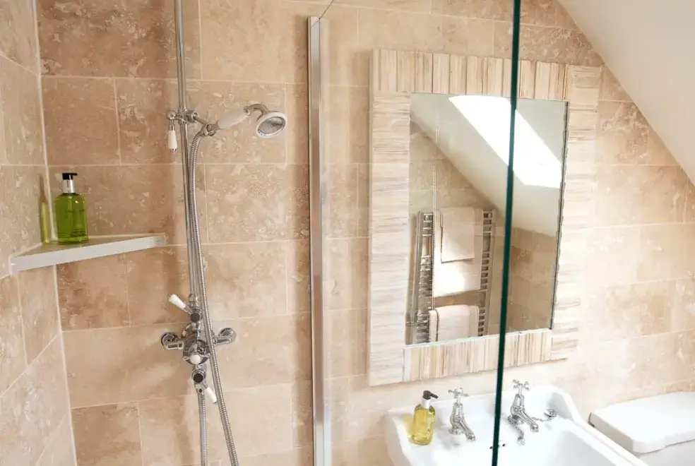 Shower room at Langford Valley Stables
