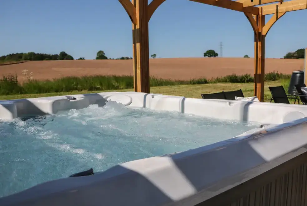 Private Hot Tub at Langley Barn