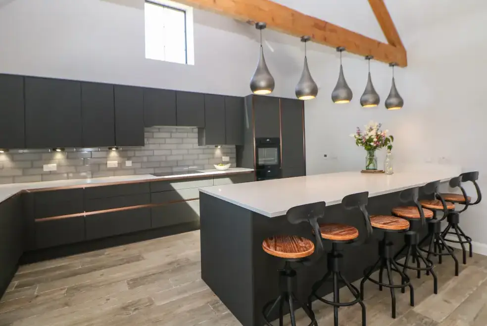 Luxury kitchen at Langley Barn