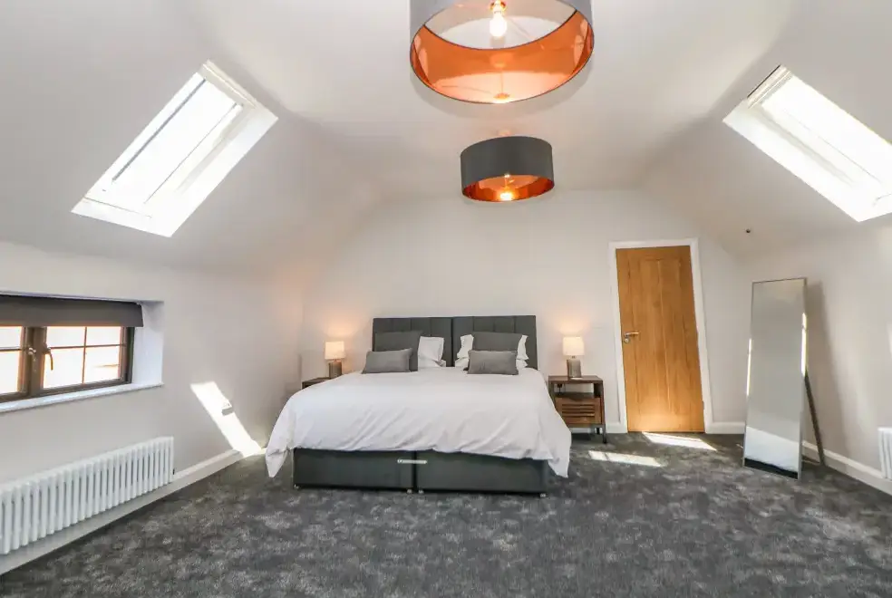 Bedroom at Langley Barn