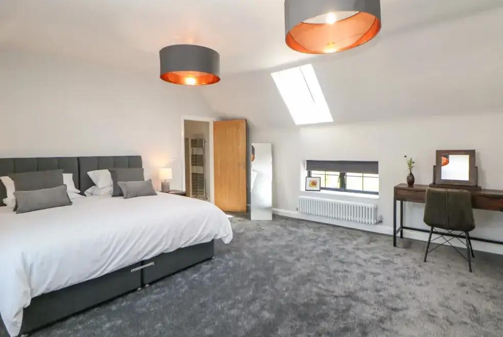 Bedroom at Langley Barn