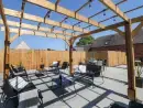 Patio area at Langley Barn - thumbnail photo
