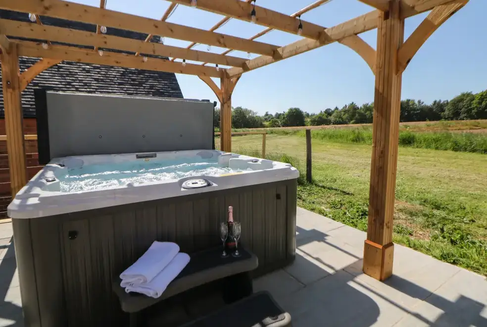 Private Hot Tub at Langley Barn