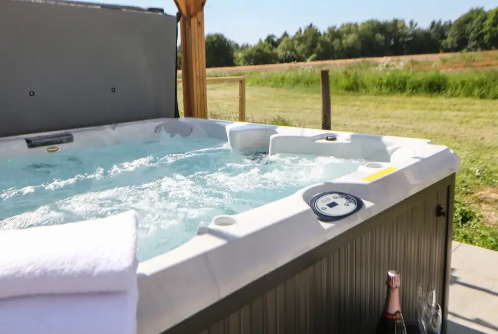 Private Hot Tub at Langley Barn