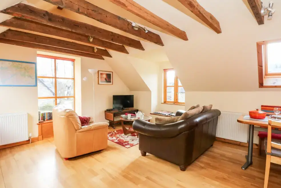 Lounge at Larch Cottage