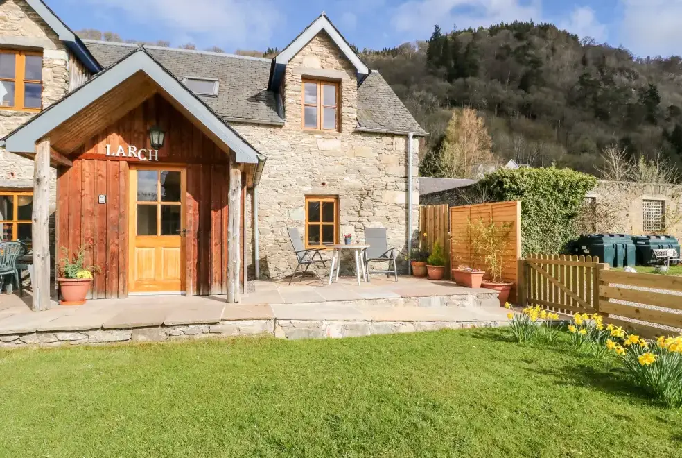 Larch Cottage, from the outside