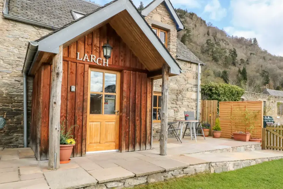 Larch Cottage, from the outside