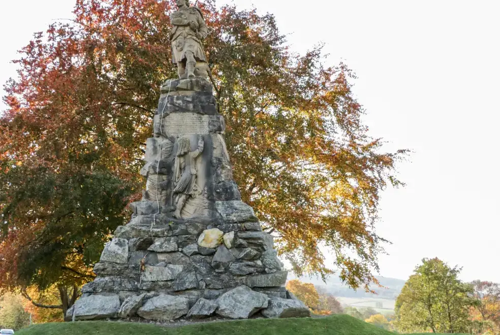 Countryside views at Larch Cottage