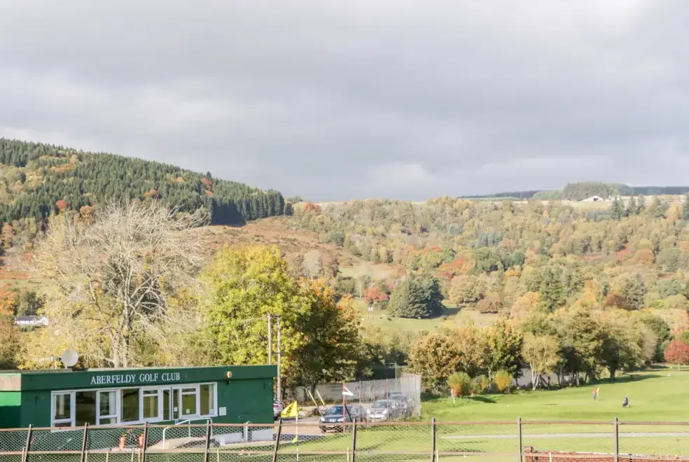 Countryside views at Larch Cottage