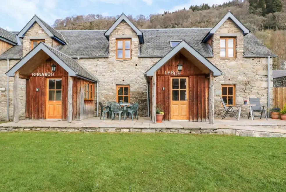Larch Cottage, from the outside