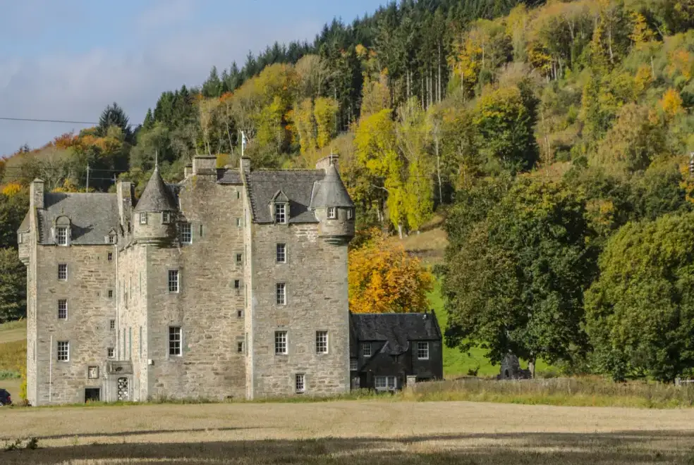 Countryside views at Larch Cottage