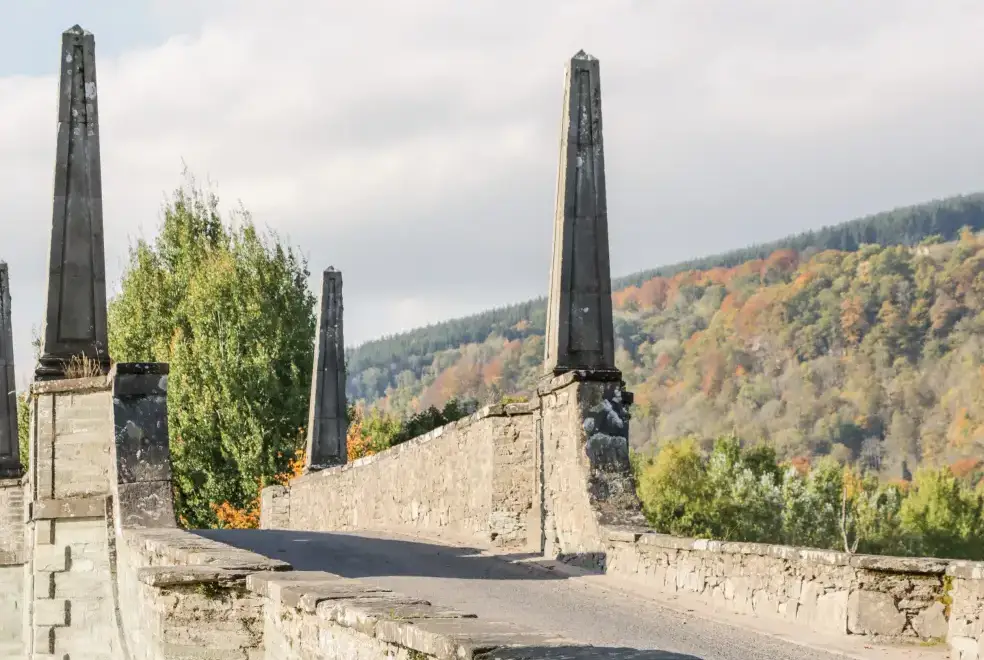 Countryside views at Larch Cottage