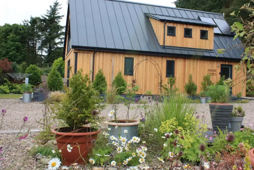 Garden at Larchwood Lodge