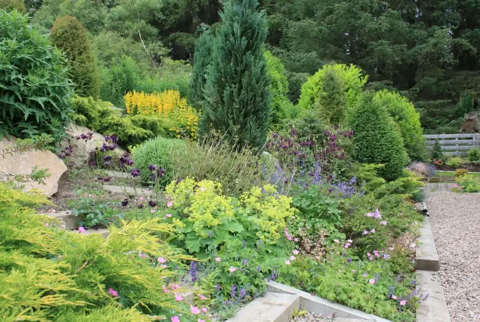 Garden at Larchwood Lodge