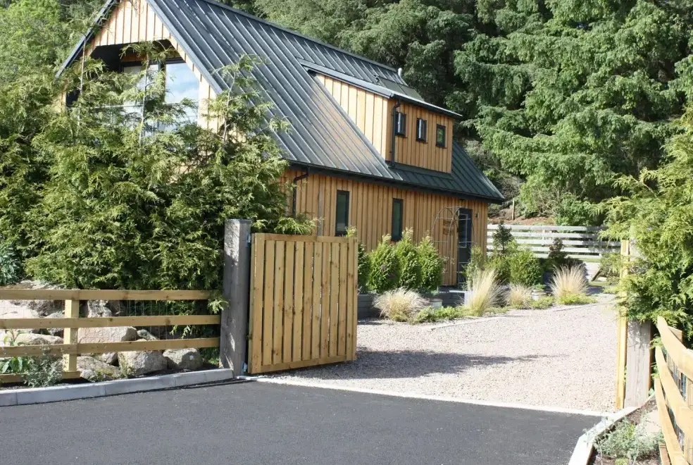 Larchwood Lodge, from the outside