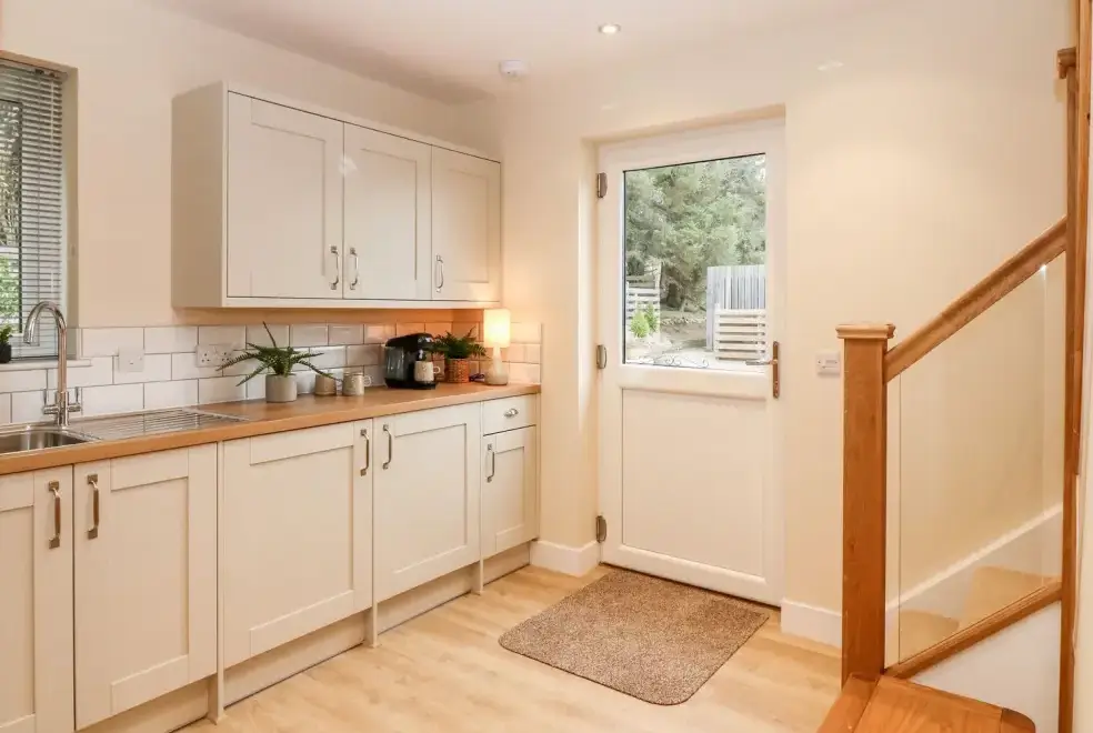 Kitchen/diner at Larchwood Lodge