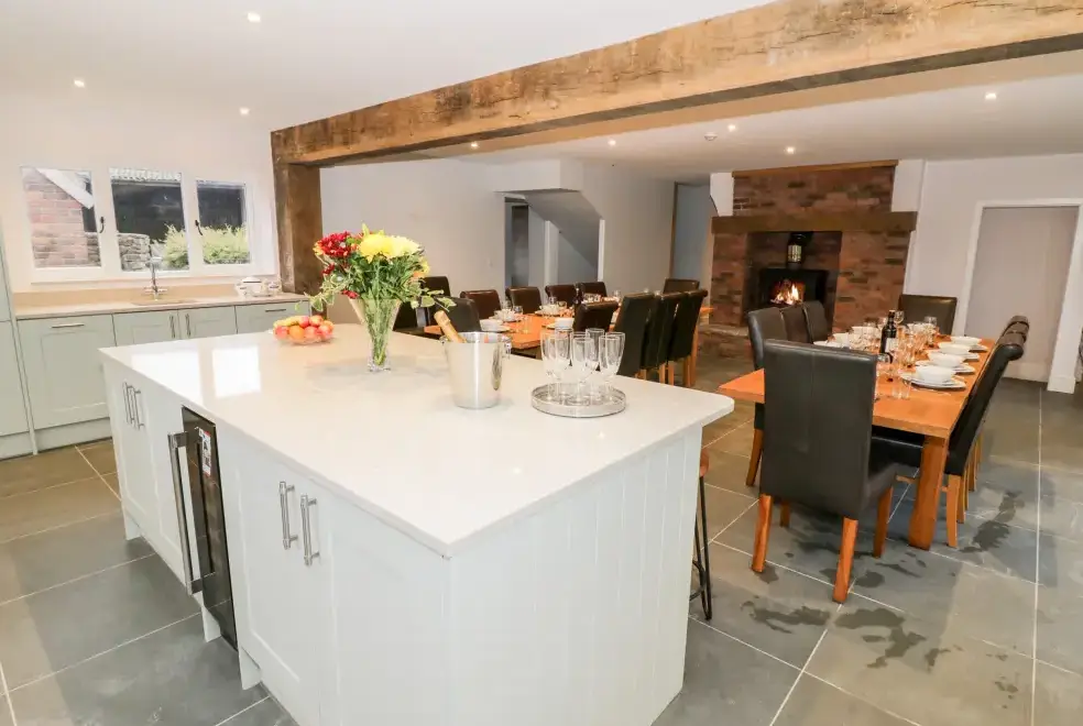 Kitchen/diner at Lea Farm House