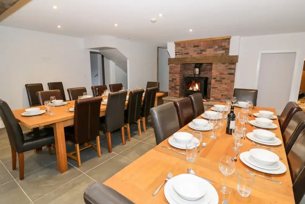 Dining room at Lea Farm House