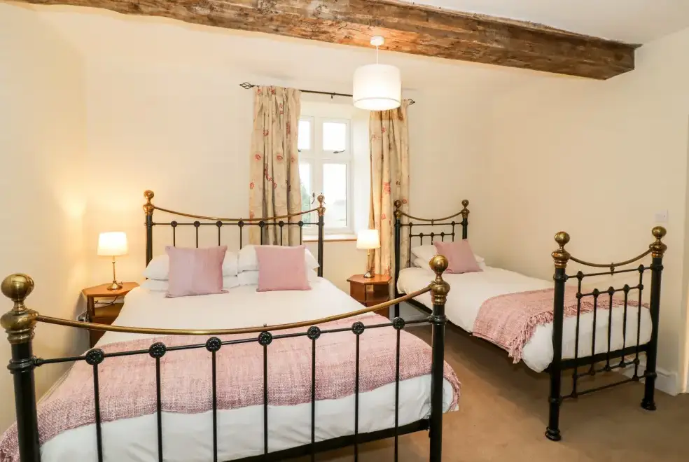 Bedroom at Lea Farm House