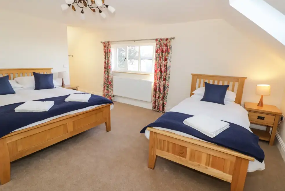 Bedroom at Lea Farm House
