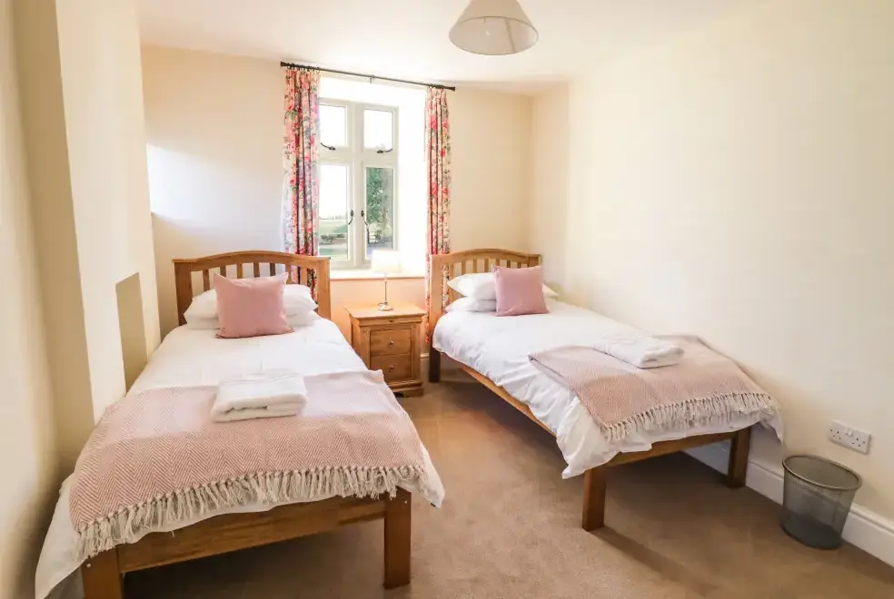 Bedroom at Lea Farm House