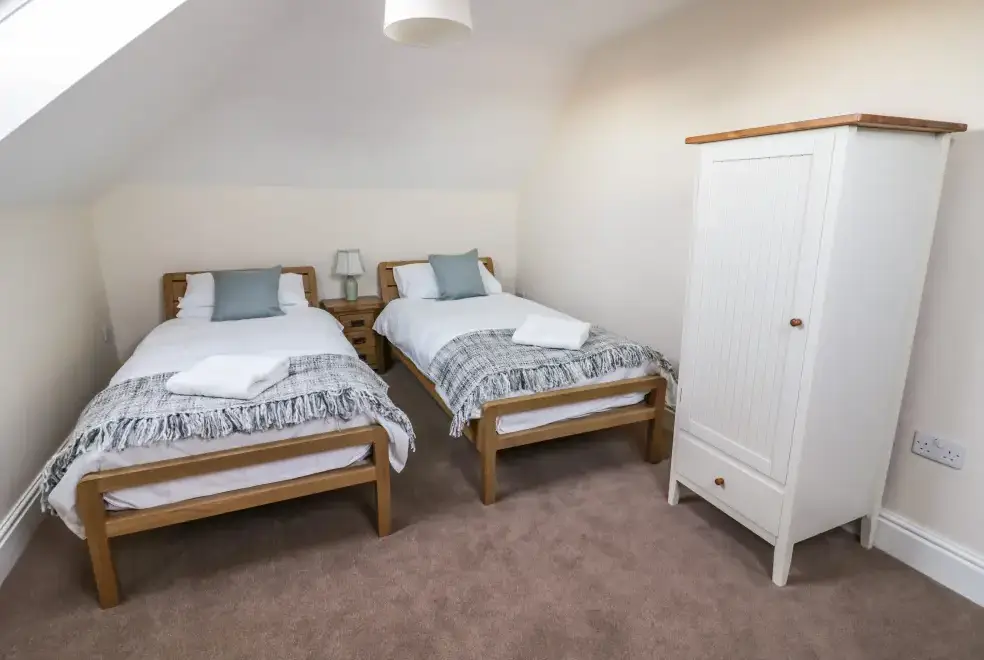 Bedroom at Lea Farm House