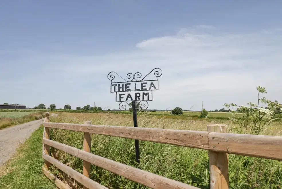 Countryside views at Lea Farm House