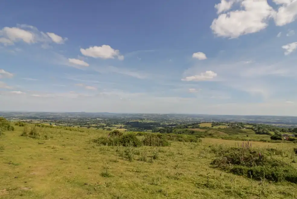 Countryside views at Lea Farm House