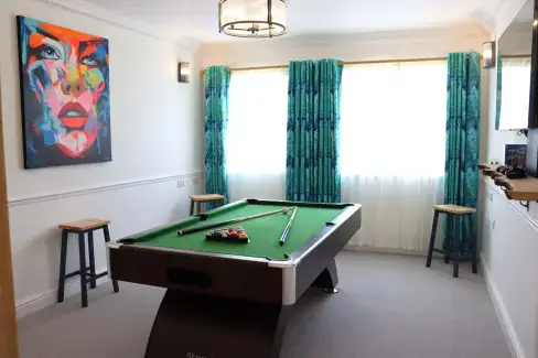 Games Room at Leafield House @ Nables Farm, Wiltshire