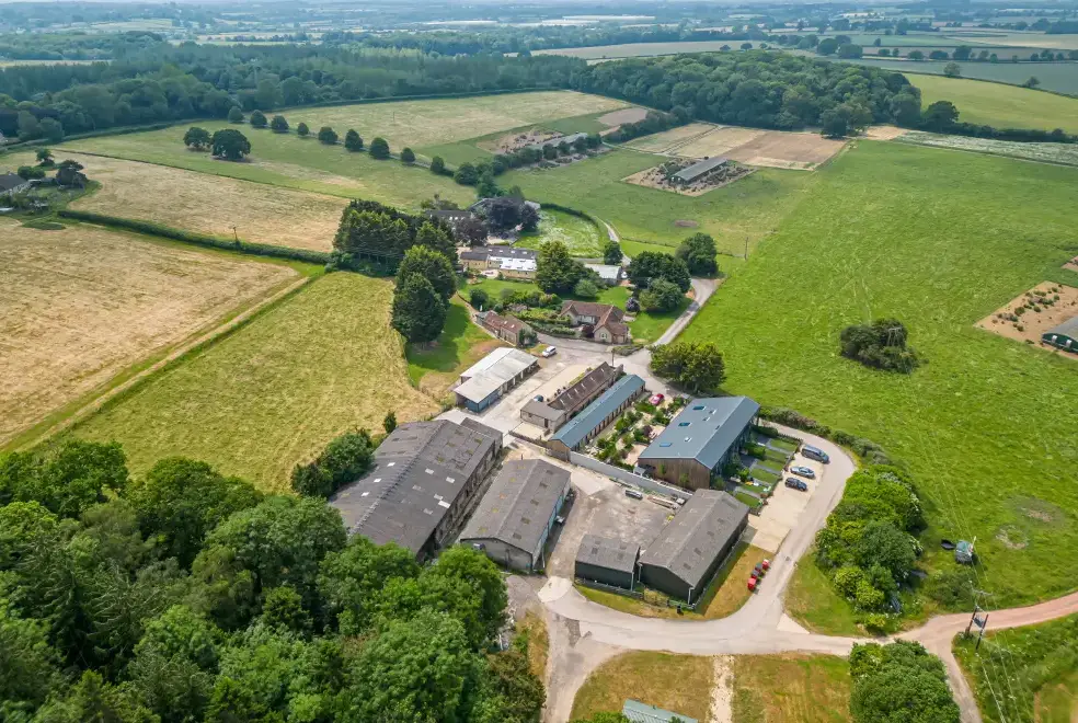 Countryside views at Leafield House @ Nables Farm