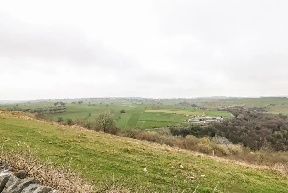 Countryside views at Lees Farm