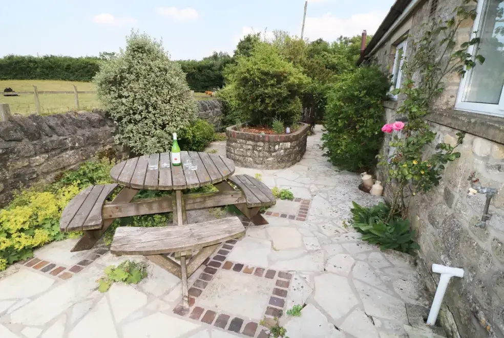 Patio area at Leigh Holt