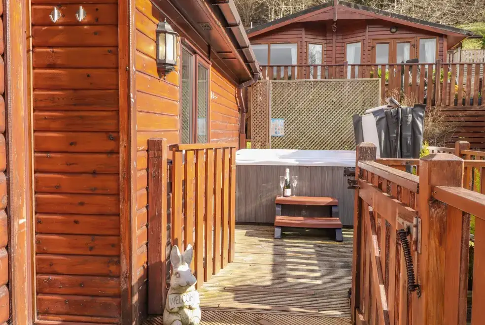 Decked area at Limefitt Lodge