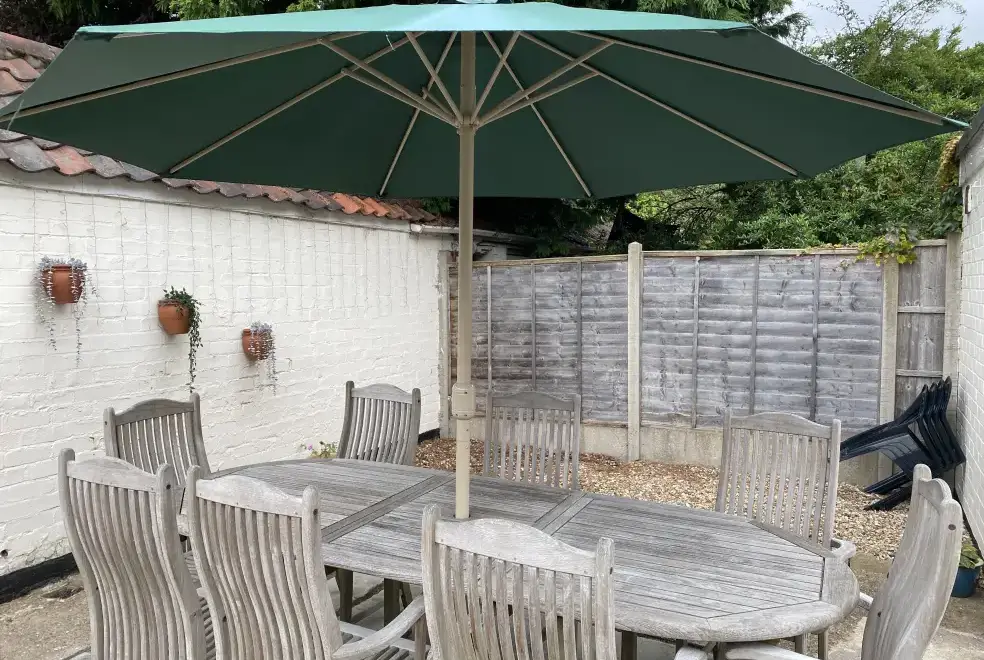 Patio area at Lincoln House